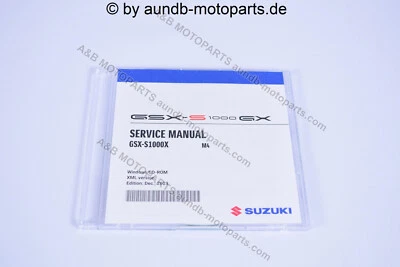 GSX-S 1000 GX M4- 2024- Werkstatthandbuch CD NEU/ Service Manual original Suzuki - Bild 1 von 3