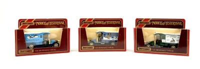 Matchbox Models of Yesteryear Y-25 1910s Renault Type AG Delivery Vans Lot of 3 - Image 1 of 4