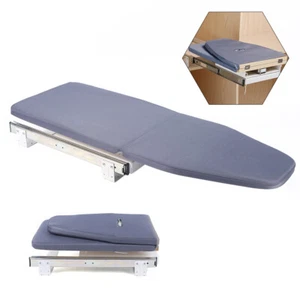 180 Rotation Retractable Ironing Board Closet Folding Pull-Out Stow Away Gray - Picture 1 of 10