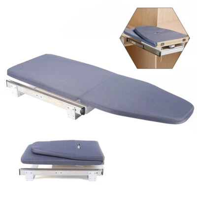 180° Rotation Retractable Ironing Board Closet Gray Folding Pull-Out Stow Away] - Image 1 of 4
