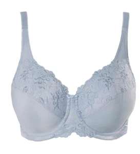 Triumph Embroidered Minimiser Wired Bra Ocean Blue plus 18DD popular best seller - Picture 1 of 5