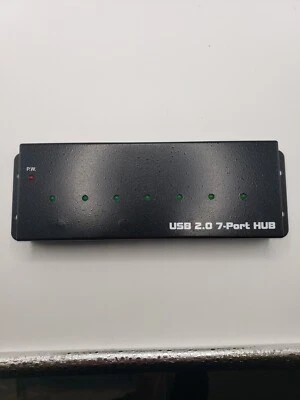 Industrial USB 2.0 Hub, Connect up to seven USB 2.0 high-speed peripheral - Image 1 of 4