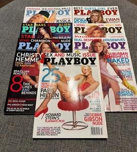Playboy Magazine 2005 Lot of 7 - Mar - April - May - June - July - Aug - Sep - Picture 1 of 8