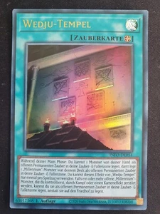 Yu-Gi-Oh! Templo de Wedju INFO-DE054 ultra raro casi nuevo 1er - Imagen 1 de 1