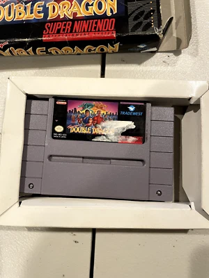 Super Double Dragon SNES Super Nintendo Complete In Box No Manual 1992 Tradewest - Image 1 of 4