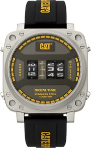 CAT Men's Watch, "DRUM" 44mm, Stainless Steel case (DR.141.21.117) Black/Yellow - Picture 1 of 4