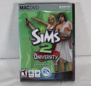 The Sims 2 University Expansion Pack valutato gioco DVD per adolescenti Mac NUOVO - Foto 1 di 4