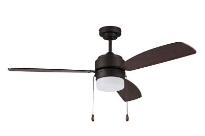 Litex Industries AU52EB3L Litex Ausmus Contemporary 52”Ceiling Fan Bronze  - Image 1 of 4