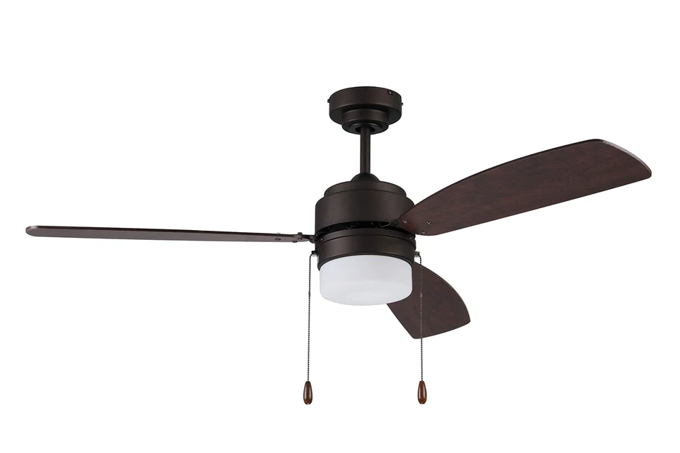 Litex Industries AU52EB3L Litex Ausmus Contemporary 52”Ceiling Fan Bronze  - Image 1 of 4