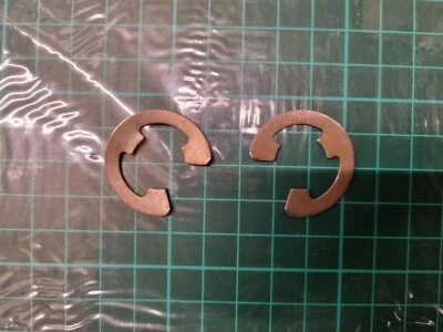 Pair of Lockheed type Wheel Brake Cylinder Retaining Clips As Fitted On Mini - Image 1 of 2