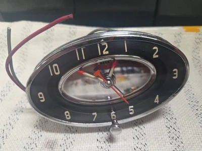 Serviced Working 1956 Oldsmobile CLOCK 56 - Image 1 of 4