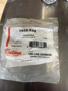 1950-532 Robertshaw Gas Kochen Heizung Thermopile 36" 250-750 MilliVolt 2 TY - Bild 1 von 2