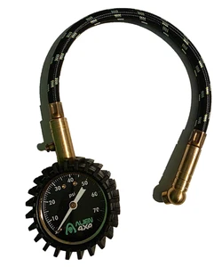 Alien 4X4 75 PSI Heavy Duty Tire Pressure Gauge With Deflator Valve - Picture 1 of 14