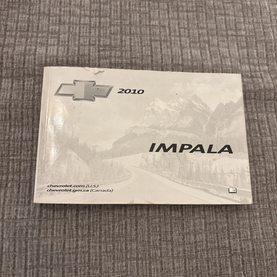 Chevrolet Chevy Impala 2010 manual del propietario - mantenimiento, características y seguridad OEM Foto 1 de 1