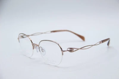 NEW LINE ART CHARMANT XL 2164 LB LIGHT BROWN AUTHENTIC FRAMES EYEGLASSES 49-17 - Image 1 of 4