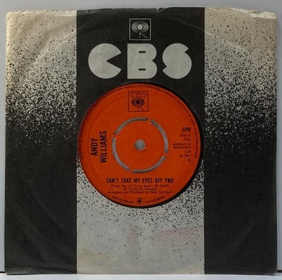 Andy Williams Can’t Take My Eyes Off You CBS 45 - Image 1 of 3