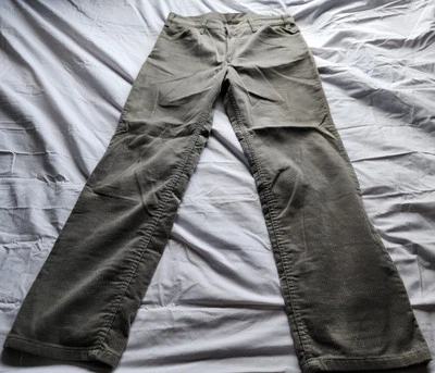 VTG Levi's 519-1555 CORDUROY PANTS GRAY REGULAR FIT STRAIGHT LEG SIZE 34/30 USED - Image 1 of 4