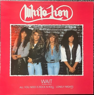White Lion Wait 1987 Uk Atlantic Vinyl 12 " A9063T   Ex / Ex - Imagem 1 de 4