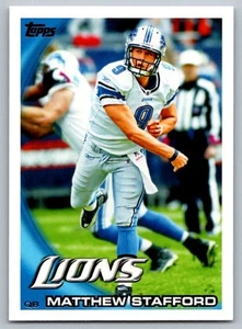 2010 Topps Matthew Stafford Detroit Lions #183 - Picture 1 of 2