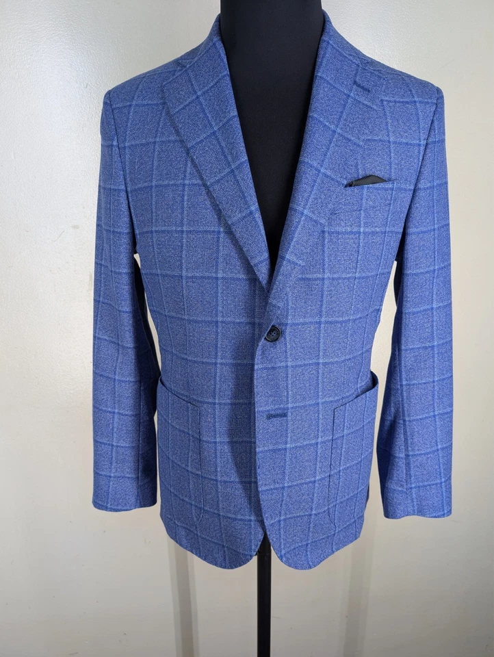 Fusaro Napoli Sport Coat -No Pants-Cotton-Linen Blend US Size 38 Slim--NEAR MINT - Image 1 of 4