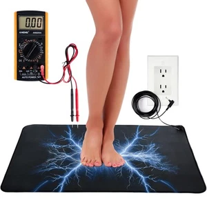Grounding Mat For Feet - With Multimeter for Monitoring Body Voltage Drop - B... - Picture 1 of 6