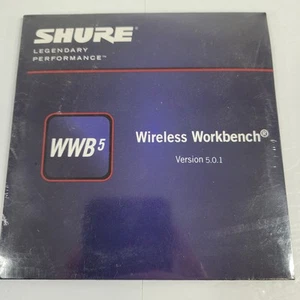 Shure WWB5 Wireless Wokbench Version 5.0.1 Software Install Disc CD 95E9098 - Picture 1 of 8