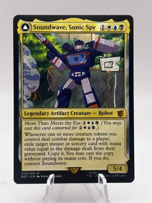 Soundwave, Sonic Spy 014/015 Universes Beyond: Transformers BOT MTG NM - Image 1 of 2