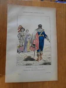 Costumes de Paris à travers les siécles - seigneurs et nobles français - Picture 1 of 1