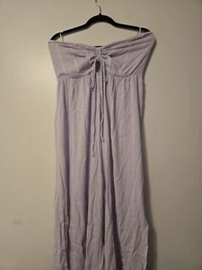 O'Neil Lilac Strapless Romper Sz XL Lightweight Soft Vacation Travel Comfy Relax - Picture 1 of 8