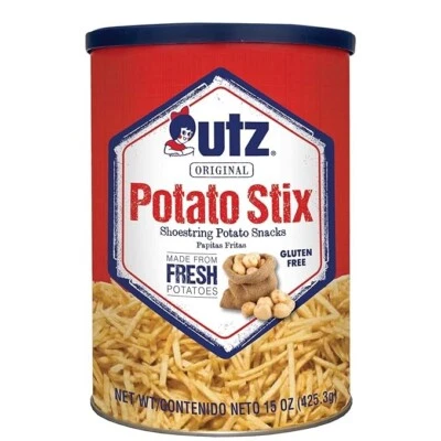 Utz Potato Stix Original – 15 Oz. Canister – Shoestring Potato Sticks - Image 1 of 4