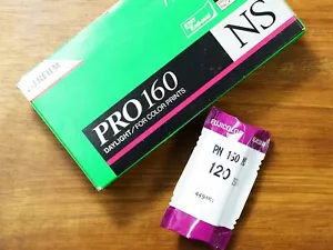 Set of 2 Fujifilm PRO 160NS 120 fujicolor professional color negative films - Picture 1 of 5