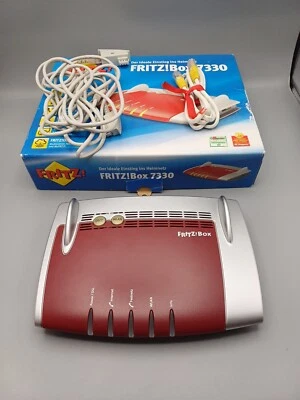 AVM FRITZBox 7330 ADSL2+ DSL VOIP Modem Gigabit Router WLAN Heimnetz Basis - Bild 1 von 4