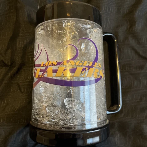 los angeles lakers coffee mug Travel Cup Plastic Logo W/ Emblem Cover