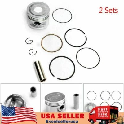 13101-KR3-013 Bore Size 54.00mm Piston Kit Fits Honda Rebel CA250 CMX250 250C UE — 第 1/4 张图片
