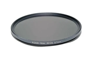 67mm Kood Slim Bague IR720 Infrarouge Spécial Effets Filtre 67mm Filtre 720nm - Picture 1 of 3