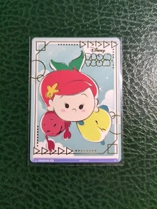 Weiss WSB Blau Disney TSUM TSUM Ariel Flounder & Sebastian Stamped Double Sided - Picture 1 of 2