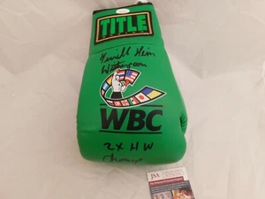 Terrible Tim Witherspoon Firmado/Autografiado CMB Guante de Boxeo Inscrito JSA (L) - Imagen 1 de 3