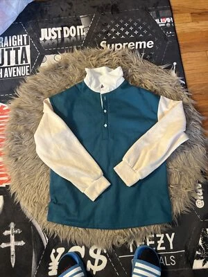 Rugby bloque de color sin marcas para mujer talla L violeta crema y azul verde Foto 1 de 3