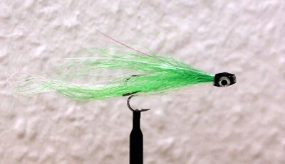 Spirolinosystem Hornhecht mit Tubenfliege weiß/grün u. Drilling - Bild 1 von 4