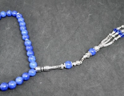 Tesbih Lapis Lazuli 10 mm Essiz güzellik Kendi Tasarimim cok hos çekimi var - Bild 1 von 4