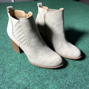 Euro Soft SOFFT Boots Salida Womens 7 Smoke Tan Ankle Bootie buckskin suede - Picture 1 of 14