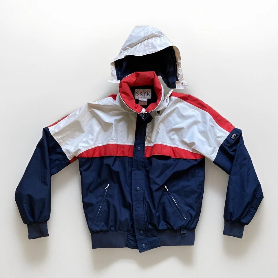 VINTAGE MENS NYLON Goretex SKI JACKET SKYR SIZE Large 1970S - Image 1 of 4