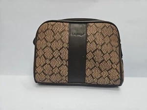 Longaberger Signature Collection Cosmetic Bag  With Zipper  - Picture 1 of 6
