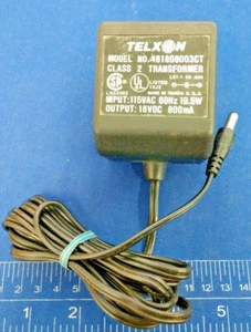 TELXON 481808003CT AC ADAPTER 115VAC 60Hz 19.5W - Picture 1 of 3