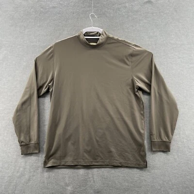 Walter Hagen Hombre Marrón Golf Hydro Dri Atlético Manga Larga Camisa M Foto 1 de 4