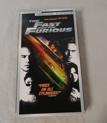 Universal The Fast and the Furious (VHS, 2002, Special Edition Bonus Footage) - Image 1 of 3