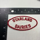 Vintage Starland Dairies Patch Milk Cheese Butter Cream Cow Farm T082