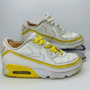 Nike Air Max 90 x Undefeated Sneakers Youth Size 2.5Y White Yellow CQ4616-101 - Picture 1 of 9