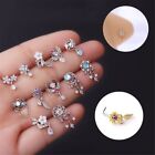 Women Jewelry Colorful Body Piercing Nose Nails L Dangle Nose Studs Nose Rings