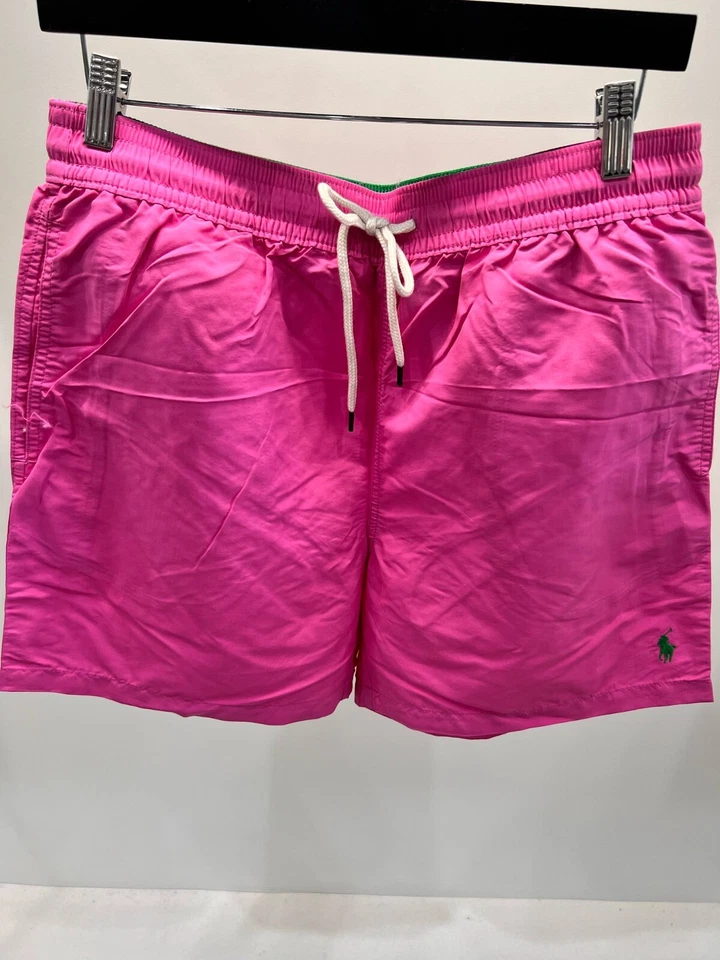 Ralph Lauren Polo Hombre Clásicos Pantalones Cortos de Natación Rosa S Foto 1 de 1